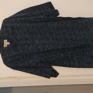 Johari West Hawaiian print shirt sz 2XLT 100%cotton